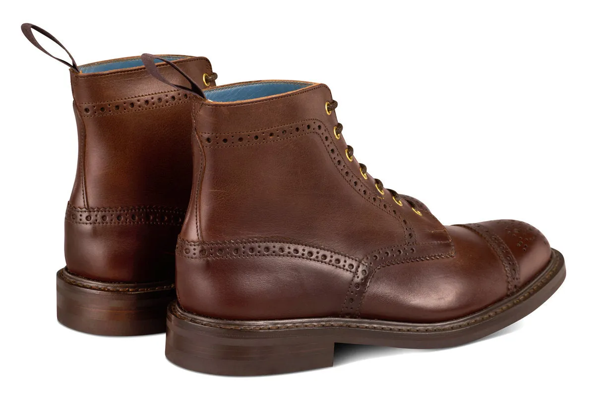 7046 - Men's Derby ToeCap Brogue Boot - Naster MC sold by Tricker's product image thumbnail 4
