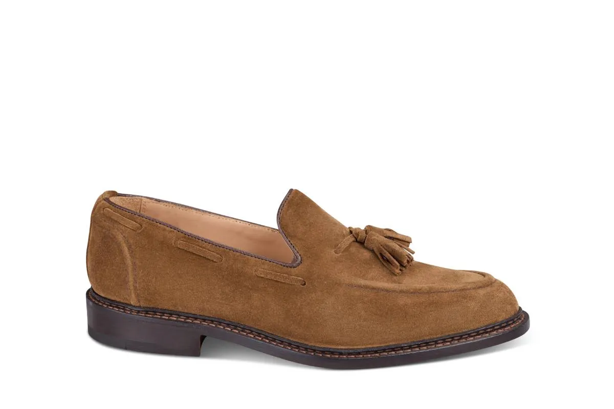 Elton Tassel Loafer - Cubana Castorino Suede made by Tricker's