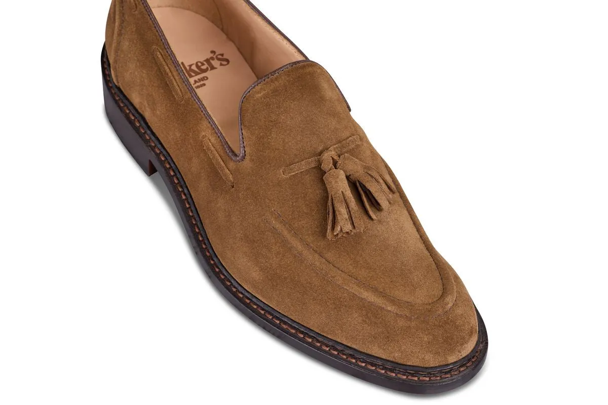 Elton Tassel Loafer - Cubana Castorino Suede sold by Tricker's product image thumbnail 2