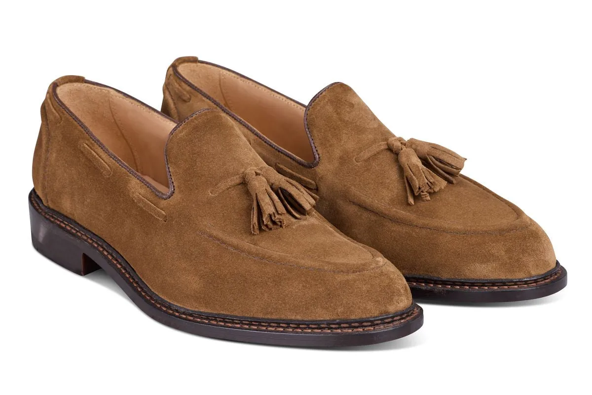 Elton Tassel Loafer - Cubana Castorino Suede sold by Tricker's product image thumbnail 3