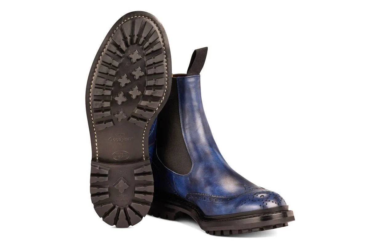Henry Country Dealer Boot - Navy Museum sold by Tricker's product image thumbnail 5