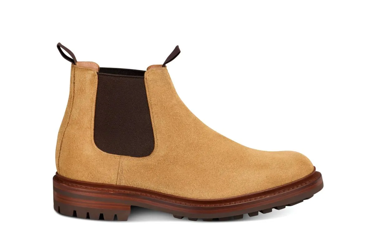 Stephen Low Chelsea Boot - Tan Suede sold by Tricker's