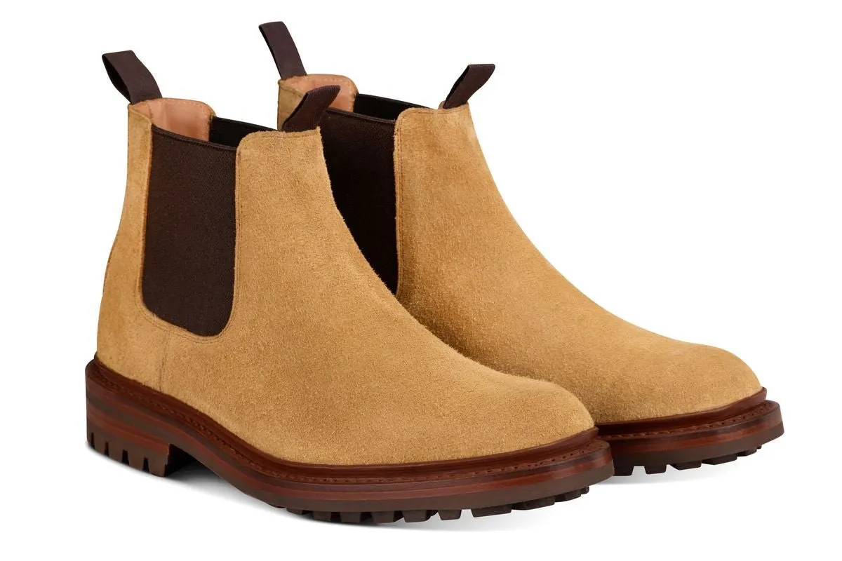 Stephen Low Chelsea Boot - Tan Suede sold by Tricker's product image thumbnail 3