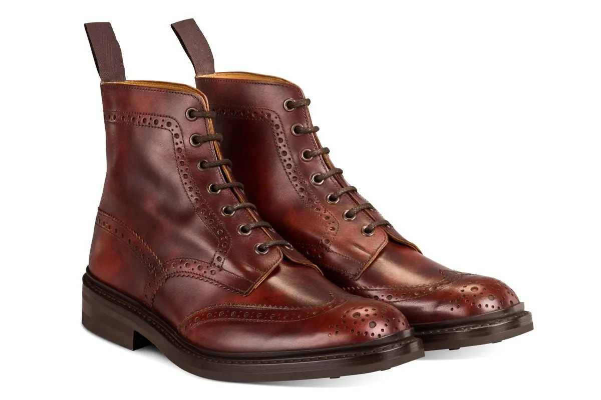 Stow Country Boot - Burgundy Museum sold by Tricker's product image thumbnail 3