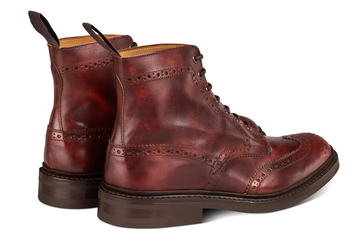 Stow Country Boot - Burgundy Museum sold by Tricker's product image thumbnail 4