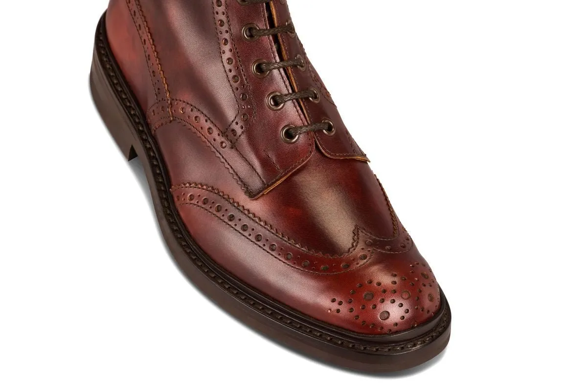 Stow Country Boot - Burgundy Museum sold by Tricker's product image thumbnail 2