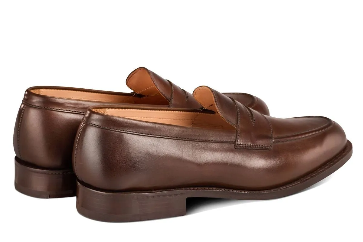 Havard Penny Loafer - Espresso Burnished Calf sold by Tricker's product image thumbnail 4