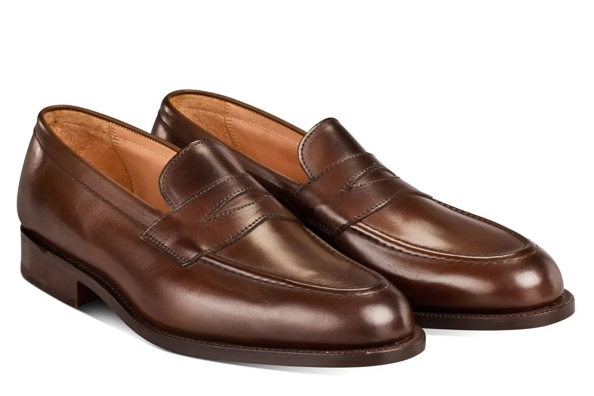 Havard Penny Loafer - Espresso Burnished Calf sold by Tricker's product image thumbnail 3