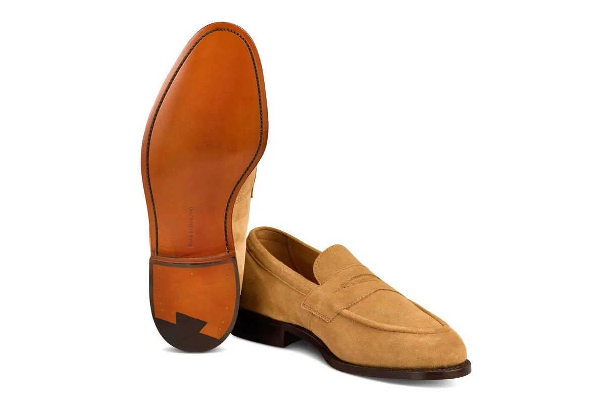 Havard Penny Loafer - Cashew Castorino Suede sold by Tricker's product image thumbnail 5