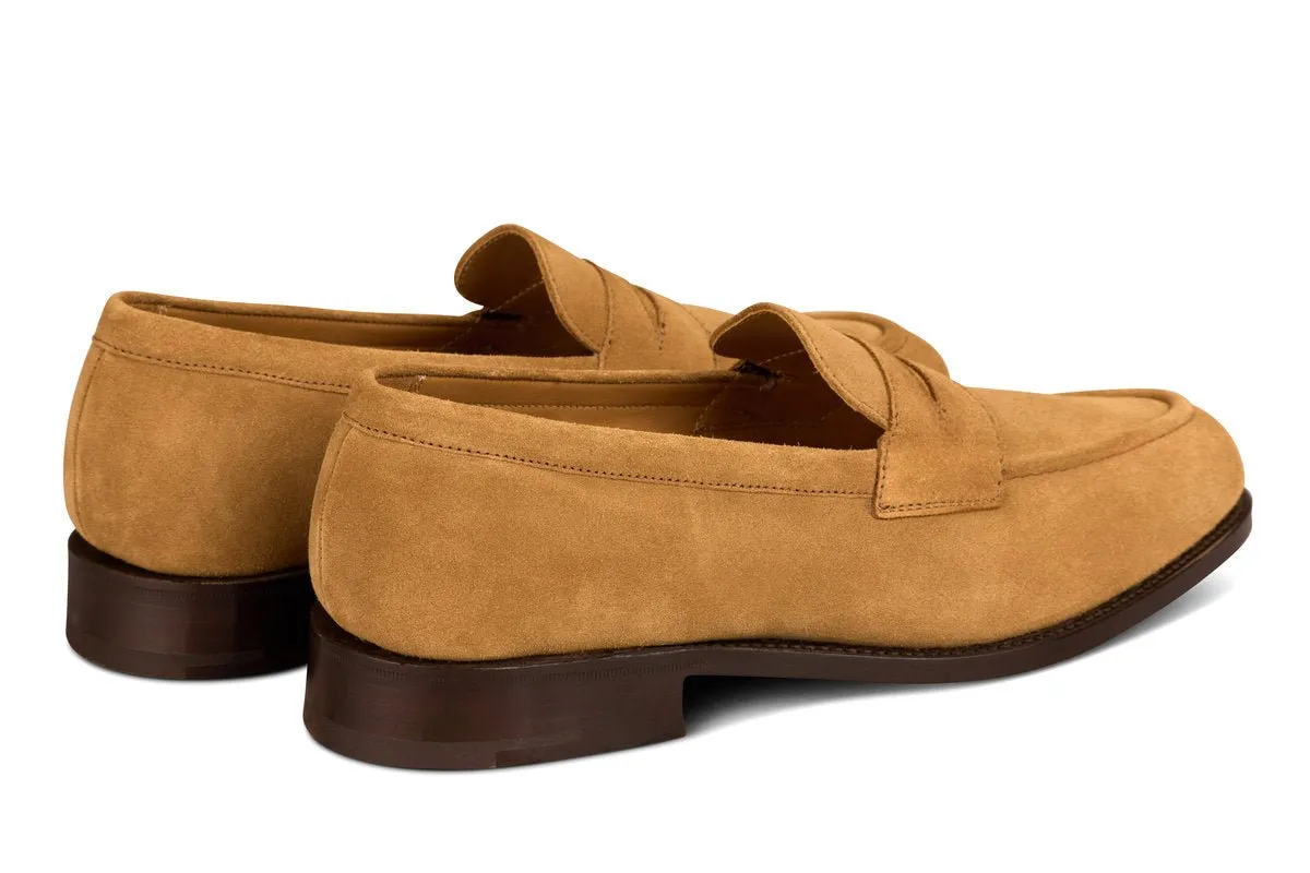 Havard Penny Loafer - Cashew Castorino Suede sold by Tricker's product image thumbnail 4