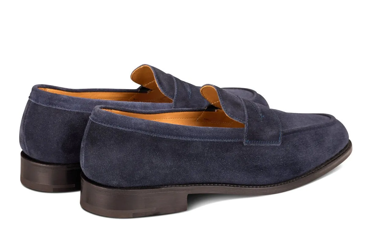 Havard Penny Loafer - Denim Castorino Suede sold by Tricker's product image thumbnail 4