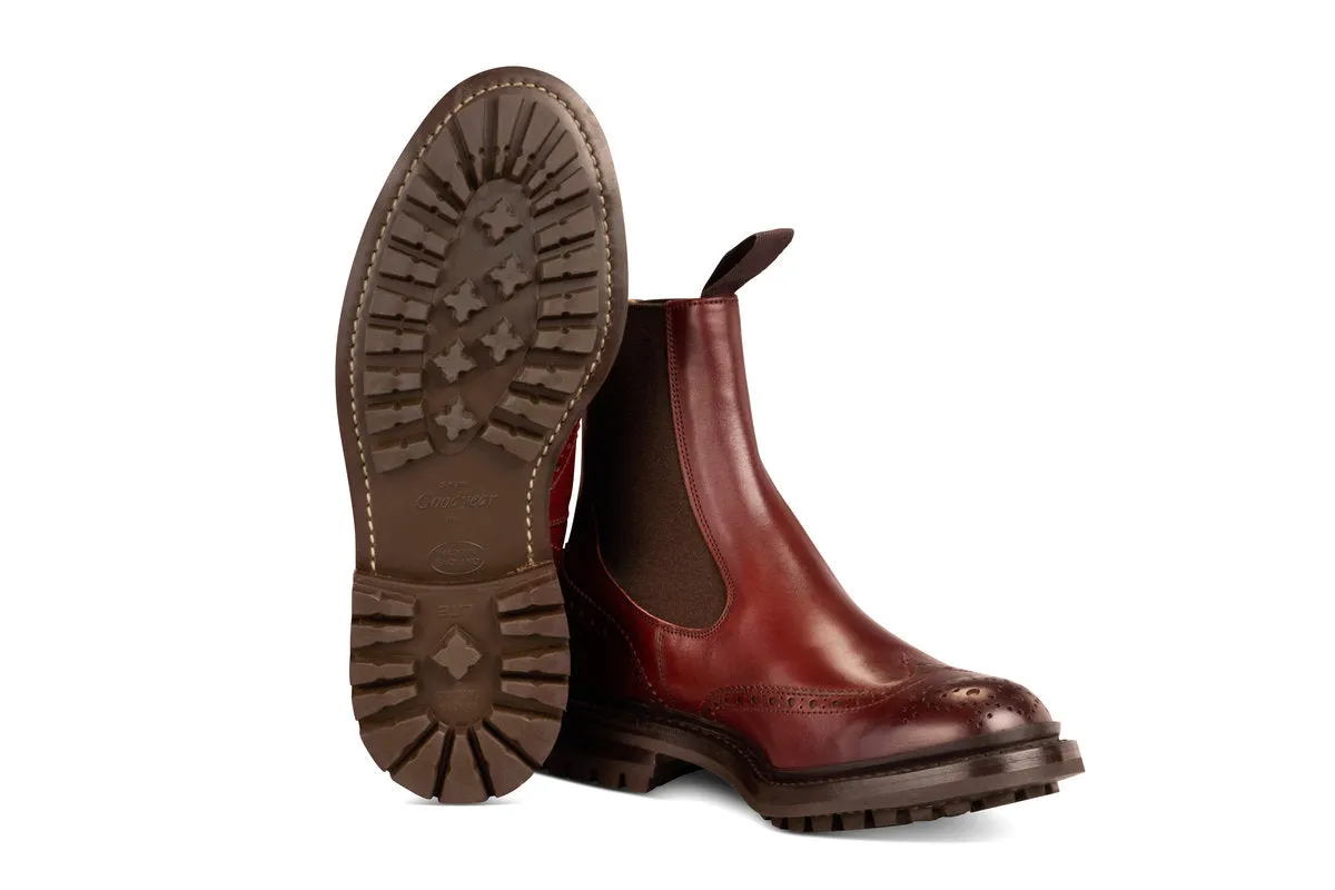 Henry Country Dealer Boot - Burgundy Burnished sold by Tricker's product image thumbnail 5