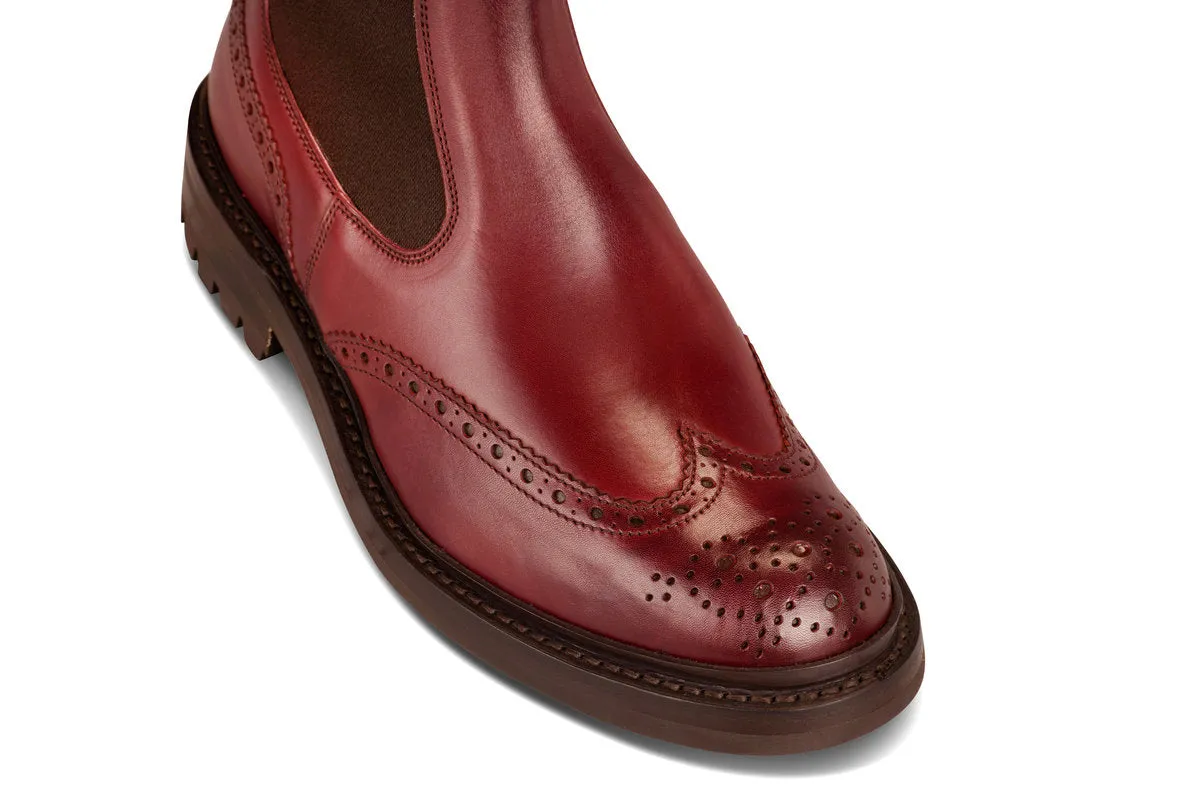 Henry Country Dealer Boot - Burgundy Burnished sold by Tricker's product image thumbnail 2