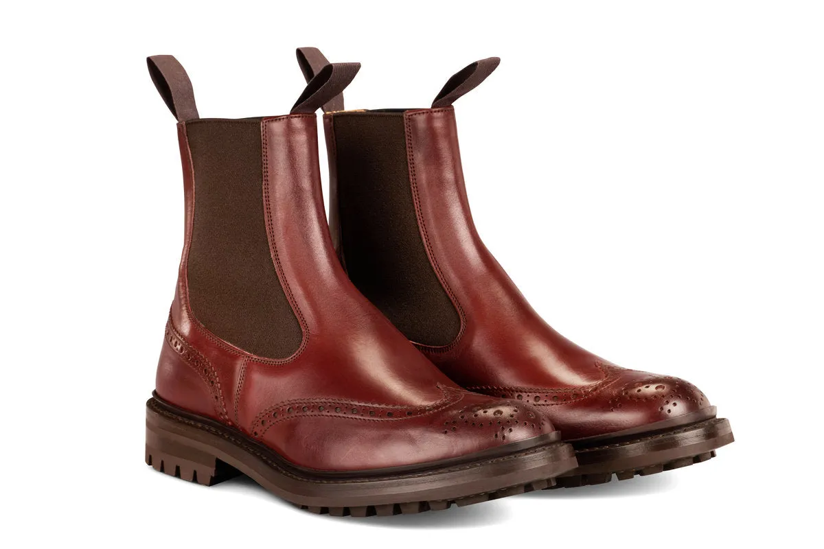 Henry Country Dealer Boot - Burgundy Burnished sold by Tricker's product image thumbnail 3