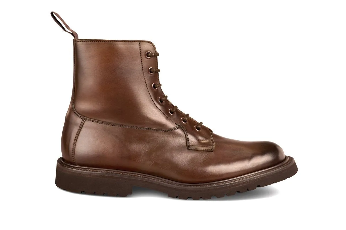 Burford Country Boot - Espresso Burnished made by Tricker's