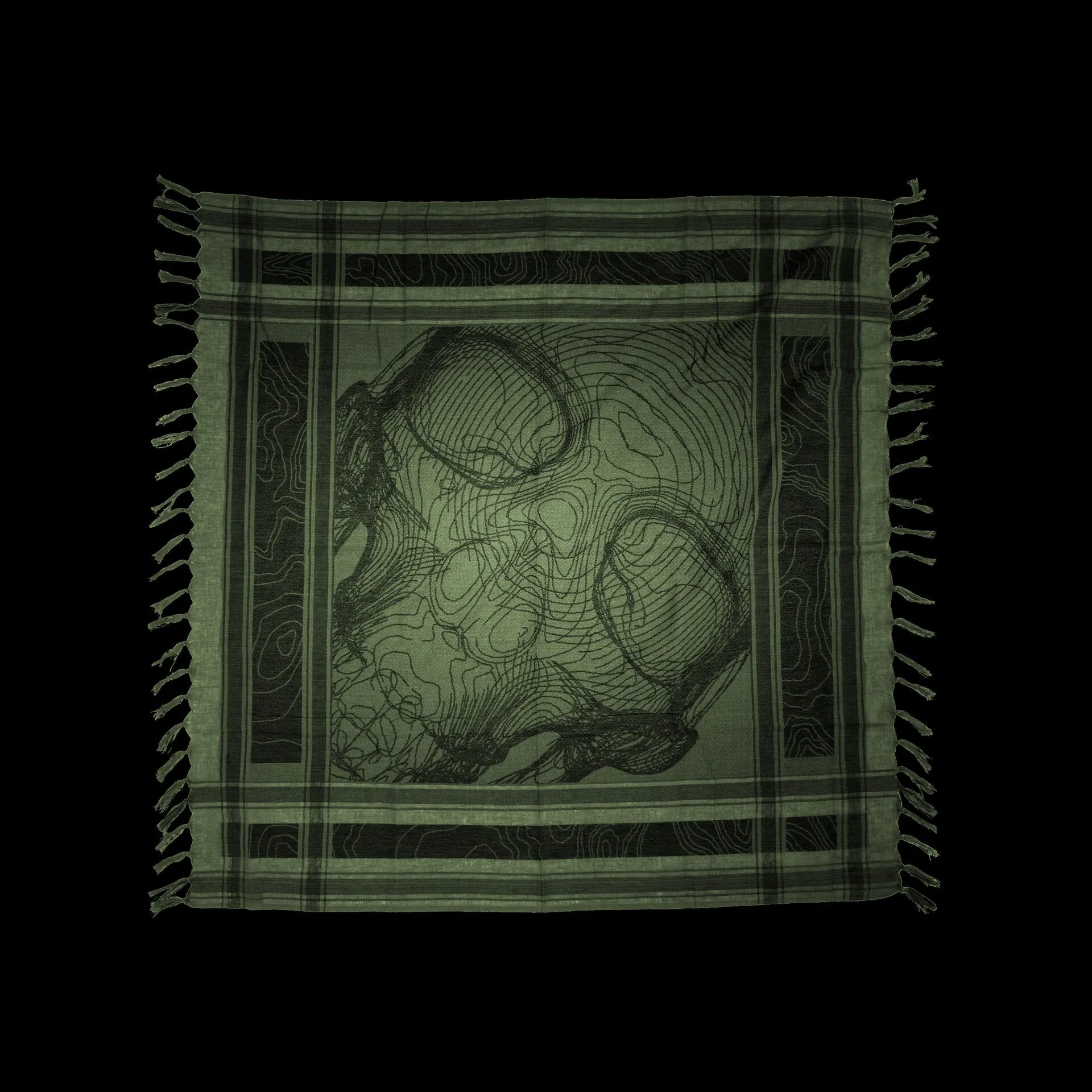 Topo Skull Shemagh sold by Triple Aught Design product image thumbnail 3