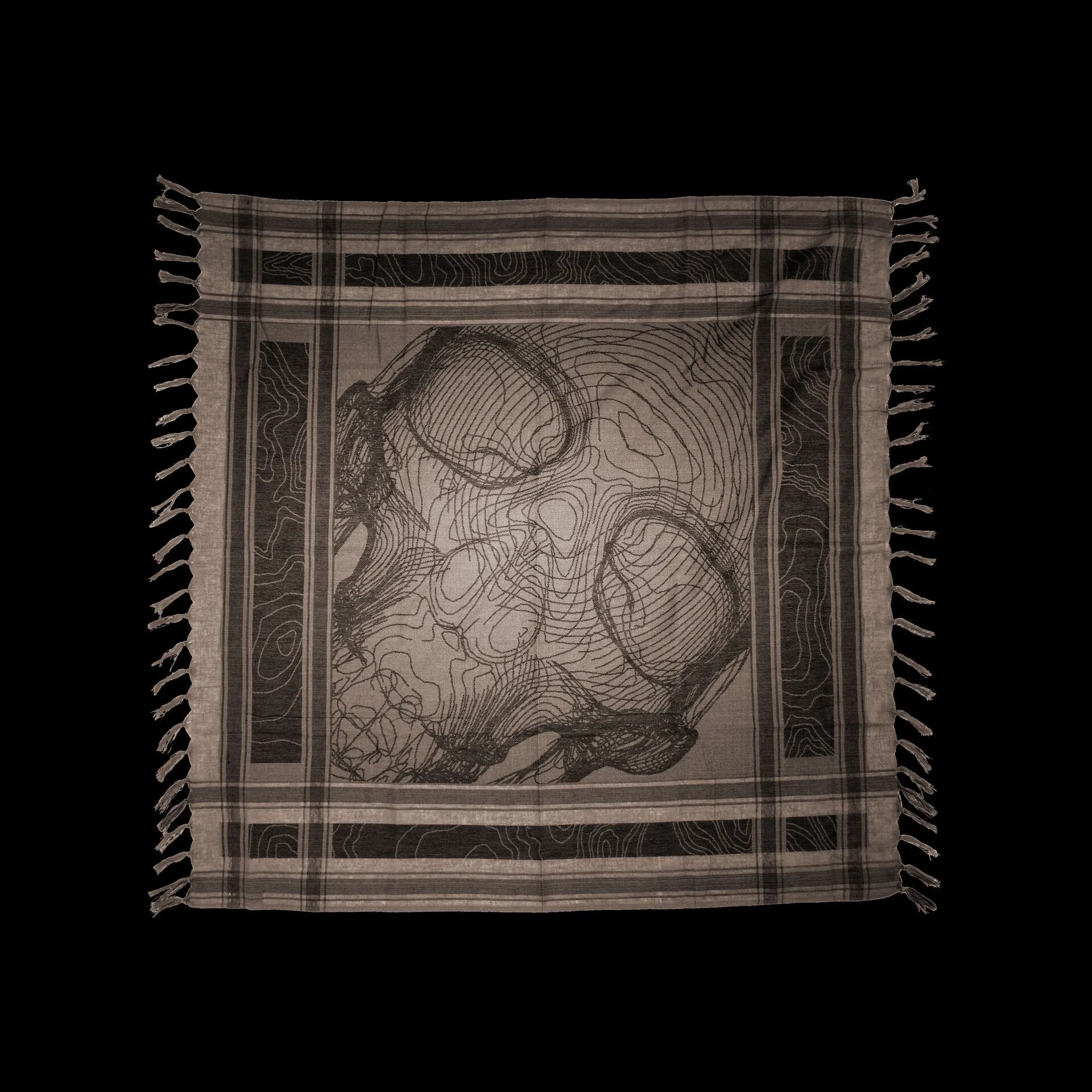 Topo Skull Shemagh sold by Triple Aught Design