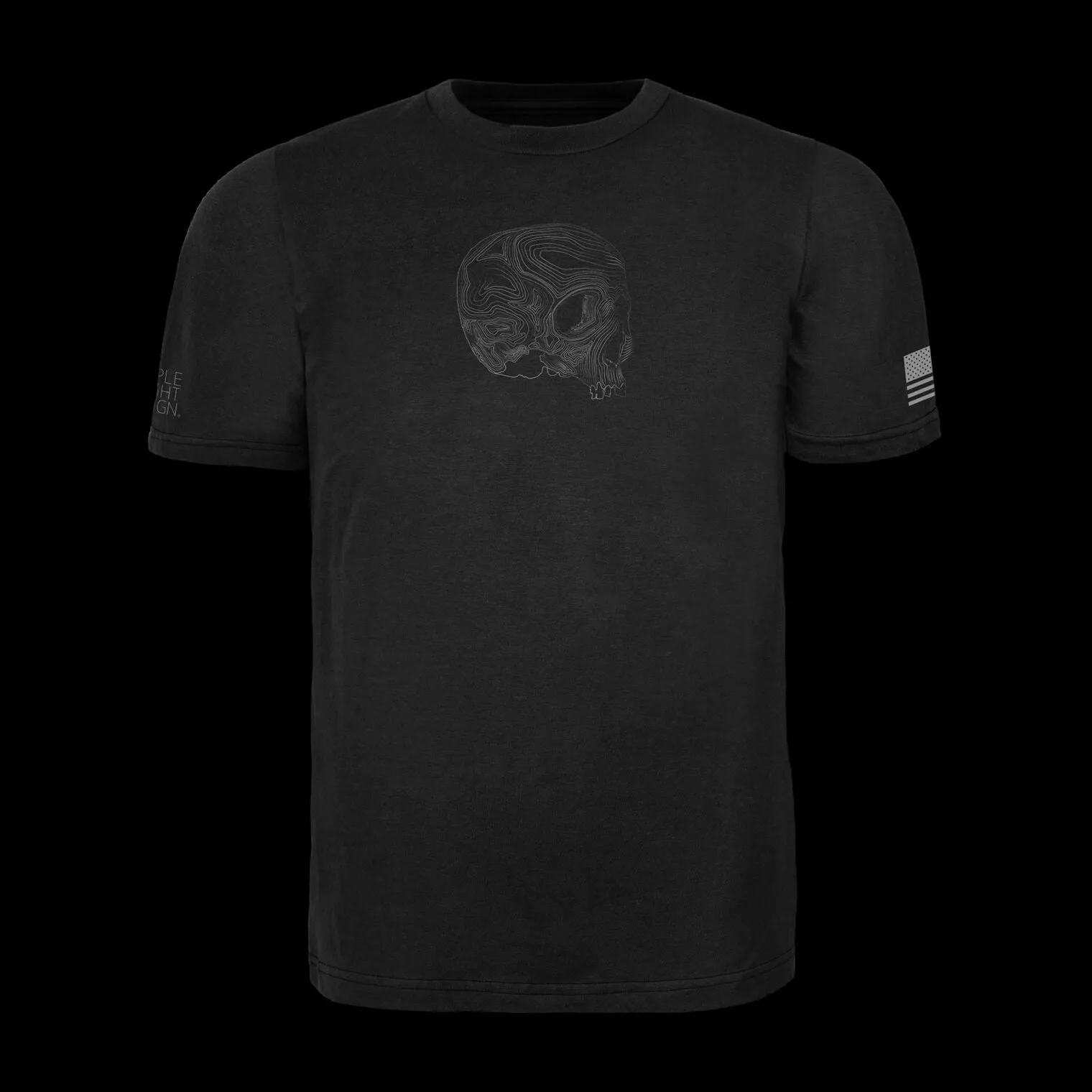 Topo Skull T-Shirt sold by Triple Aught Design product image thumbnail 2