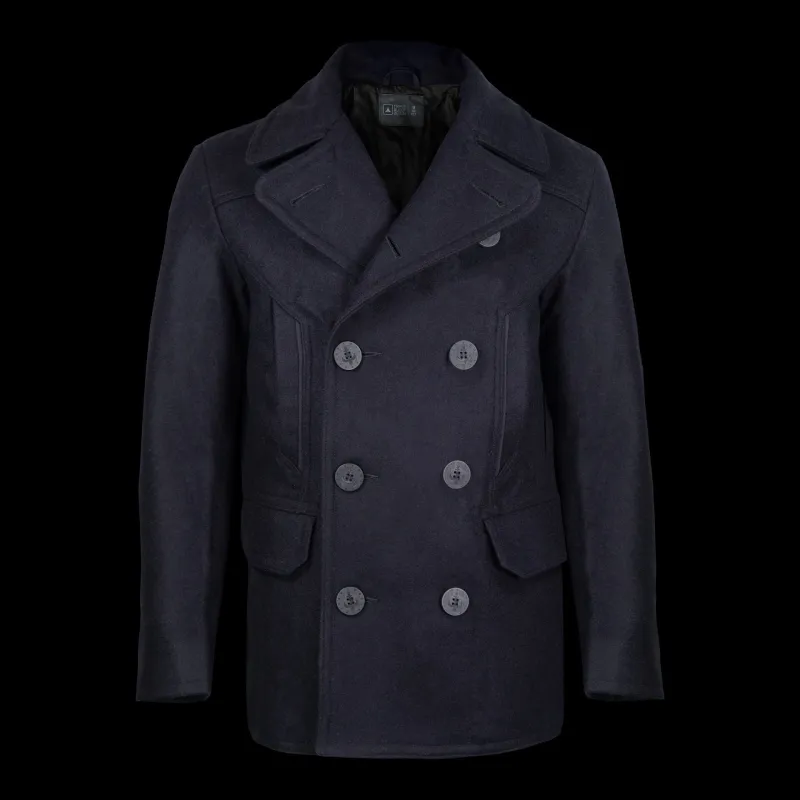 Dreadnaught Peacoat sold by Triple Aught Design