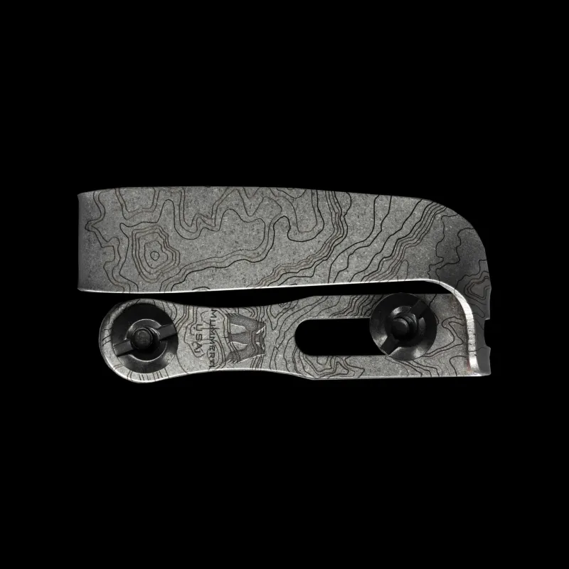 Slotted Ti Clip Reverse TAD Edition sold by Triple Aught Design