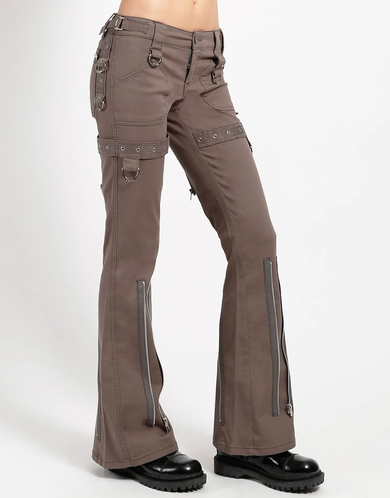 SUPER EYELET PANT OLIVE sold by Tripp nyc product image thumbnail 3