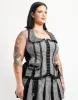 CURVE BO PEEP HALTER CORSET WHITE sold by Tripp nyc
