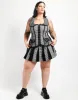 CURVE BO PEEP HALTER CORSET WHITE sold by Tripp nyc
