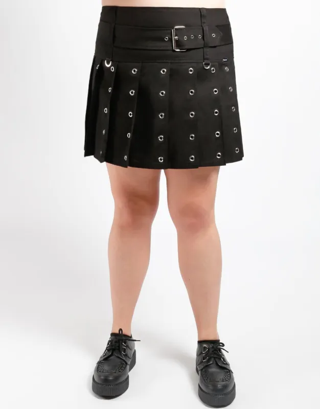 CURVE SUPER ROCKER SKIRT SILVER sold by Tripp nyc
