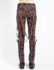 CLASSIC SLIM LEG BONDAGE PANT BLACK PLAID sold by Tripp nyc