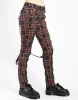 CLASSIC SLIM LEG BONDAGE PANT BLACK PLAID sold by Tripp nyc