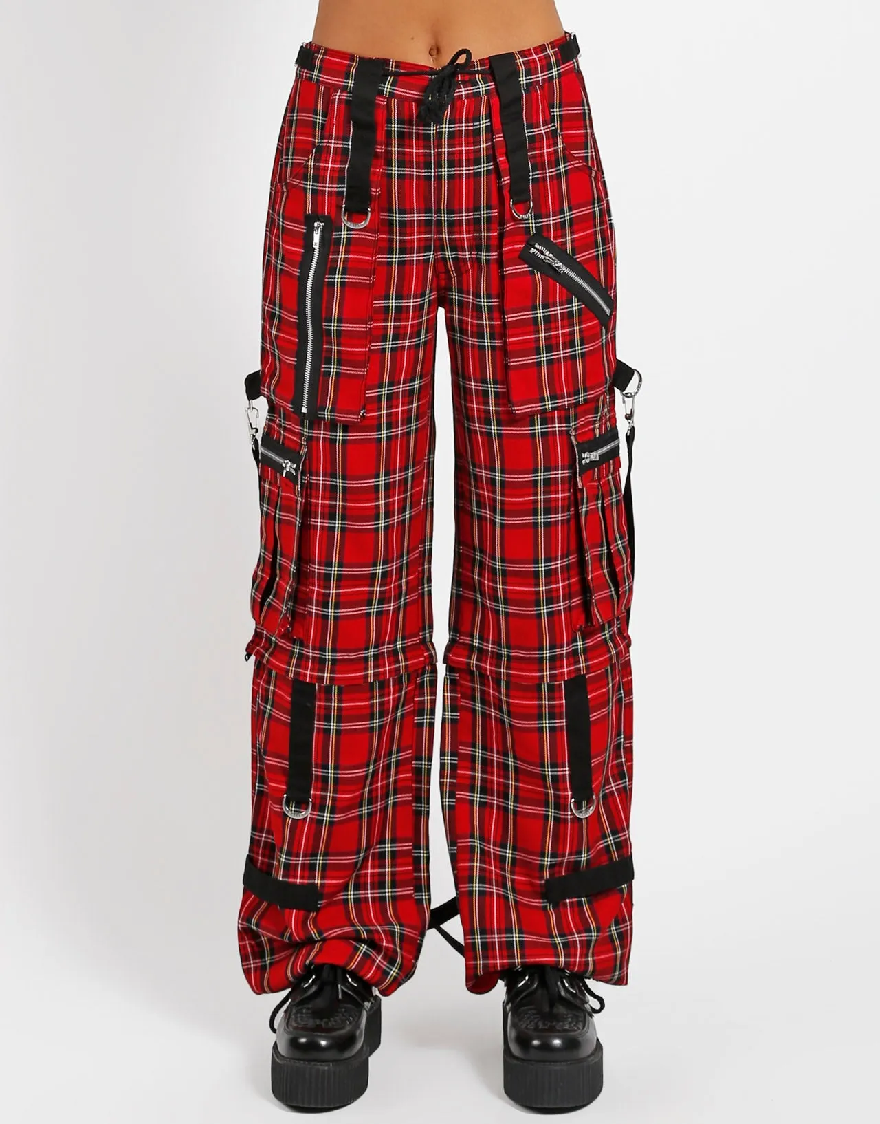 CLASH PANT RED PLAID sold by Tripp nyc