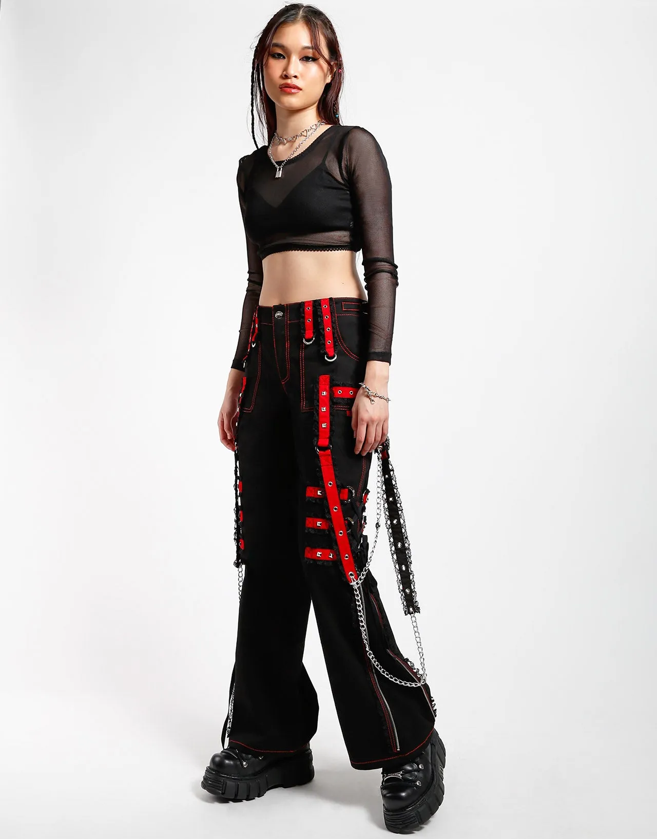 MIDNIGHT DARK STREET CHAIN PANT sold by Tripp nyc product image thumbnail 2