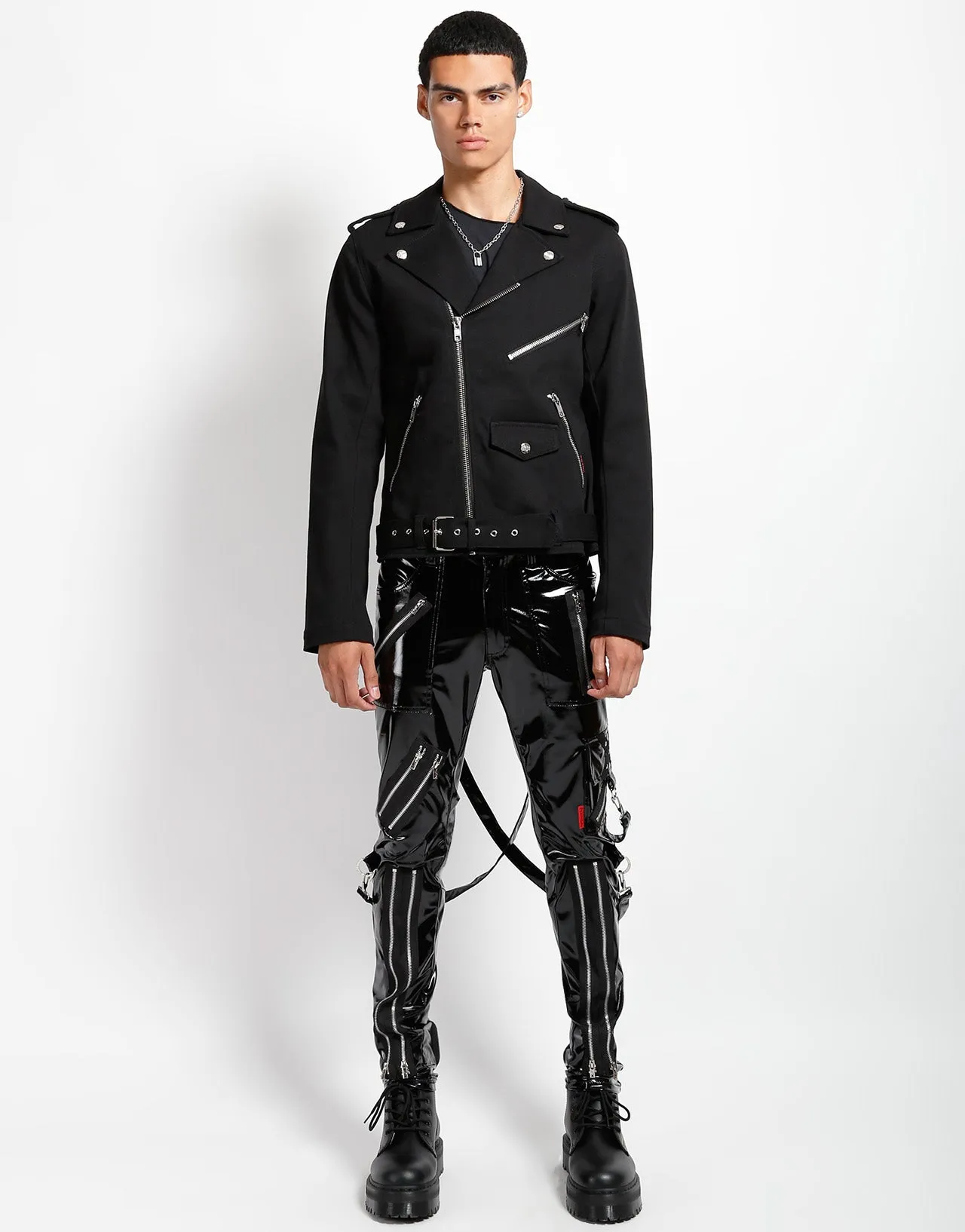 PVC VINYL CLASSIC SLIM LEG BONDAGE PANT sold by Tripp nyc product image thumbnail 4