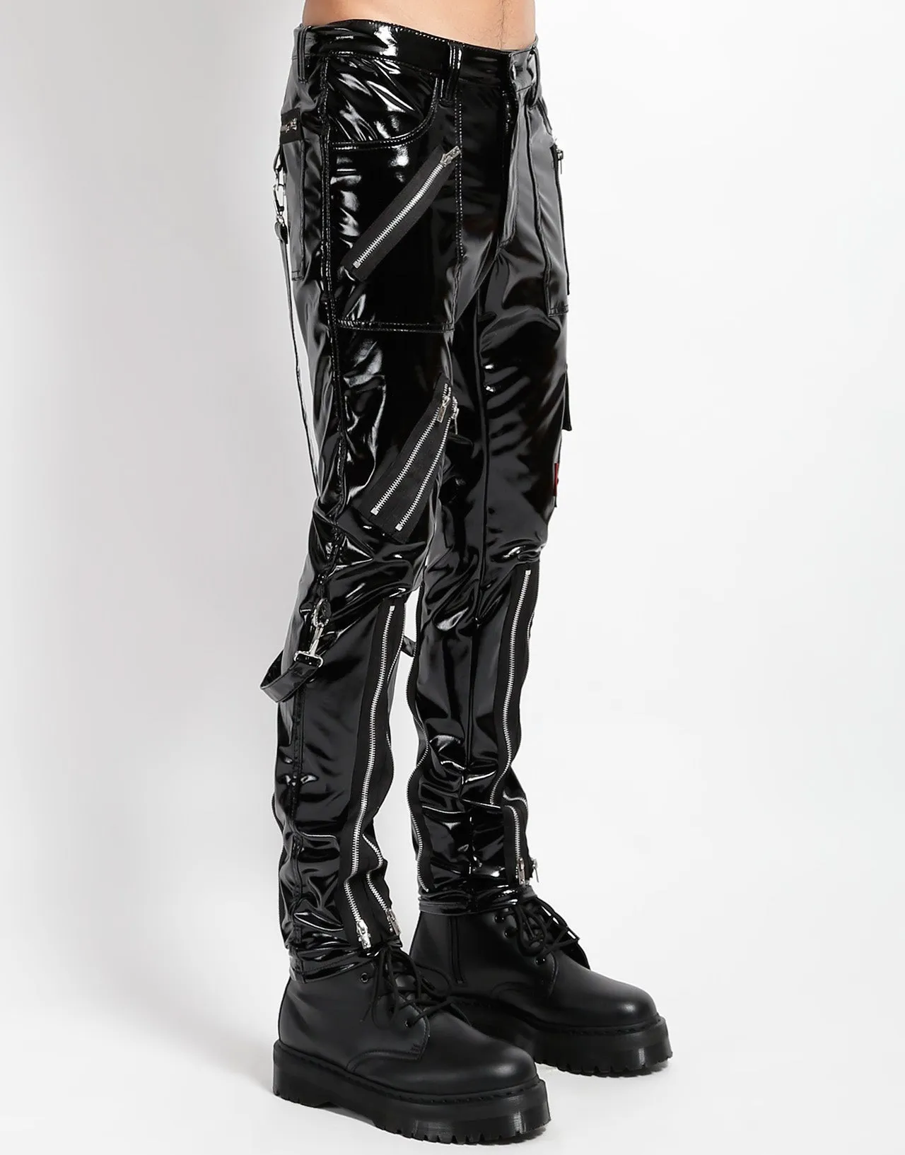 PVC VINYL CLASSIC SLIM LEG BONDAGE PANT sold by Tripp nyc product image thumbnail 3