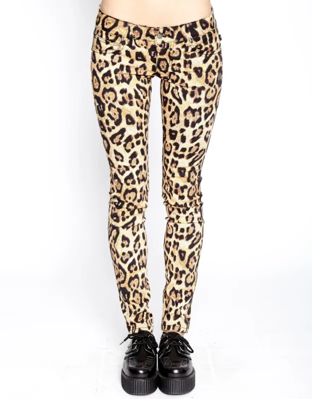 T-BACK JEAN NATURAL LEOPARD sold by Tripp nyc