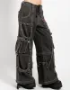 DENIM STRAP PANT BLACK sold by Tripp nyc