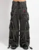 DENIM STRAP PANT BLACK sold by Tripp nyc