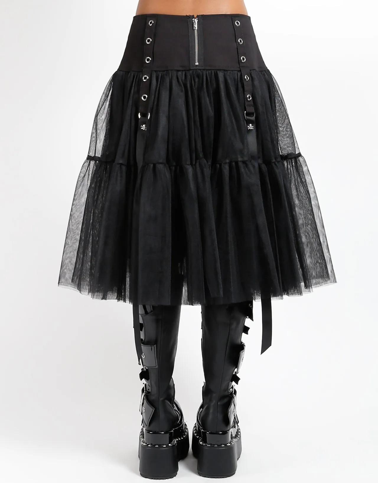 TUTU RIBBON TULLE SKIRT BLACK sold by Tripp nyc product image thumbnail 4