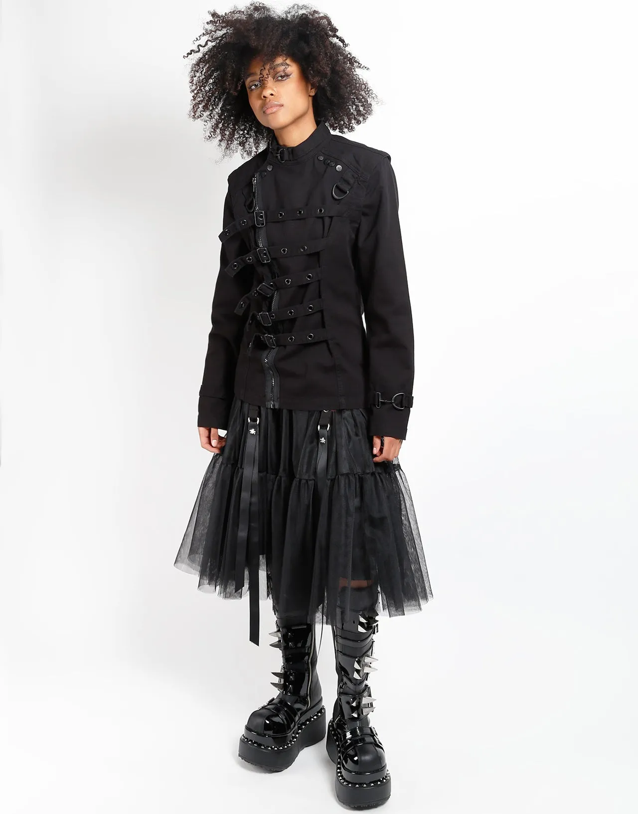 TUTU RIBBON TULLE SKIRT BLACK sold by Tripp nyc product image thumbnail 2