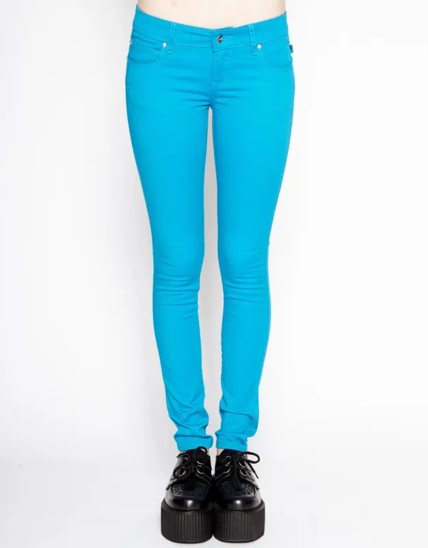 T-BACK JEAN TURQUOISE sold by Tripp nyc
