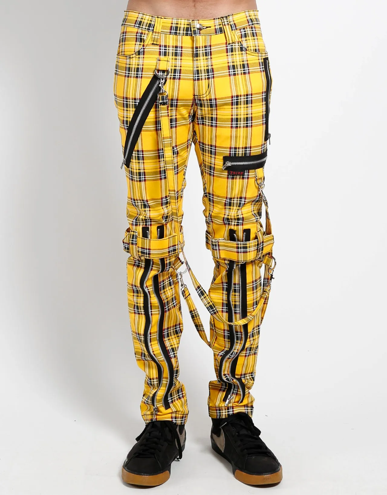BONDAGE PANT YELLOW PLAID sold by Tripp nyc product image thumbnail 5