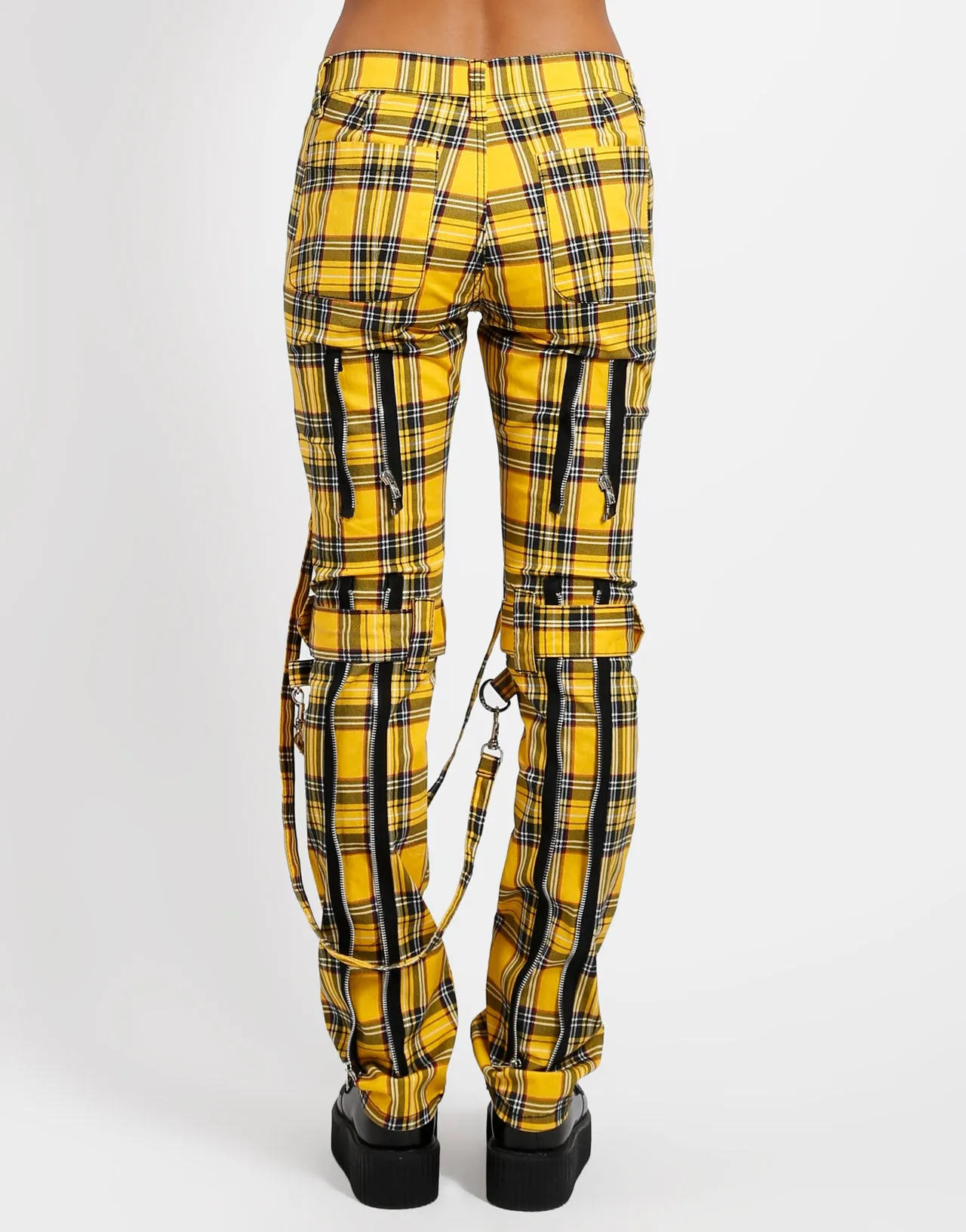 BONDAGE PANT YELLOW PLAID sold by Tripp nyc product image thumbnail 4