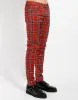 ROCKER JEAN RED TARTAN sold by Tripp nyc