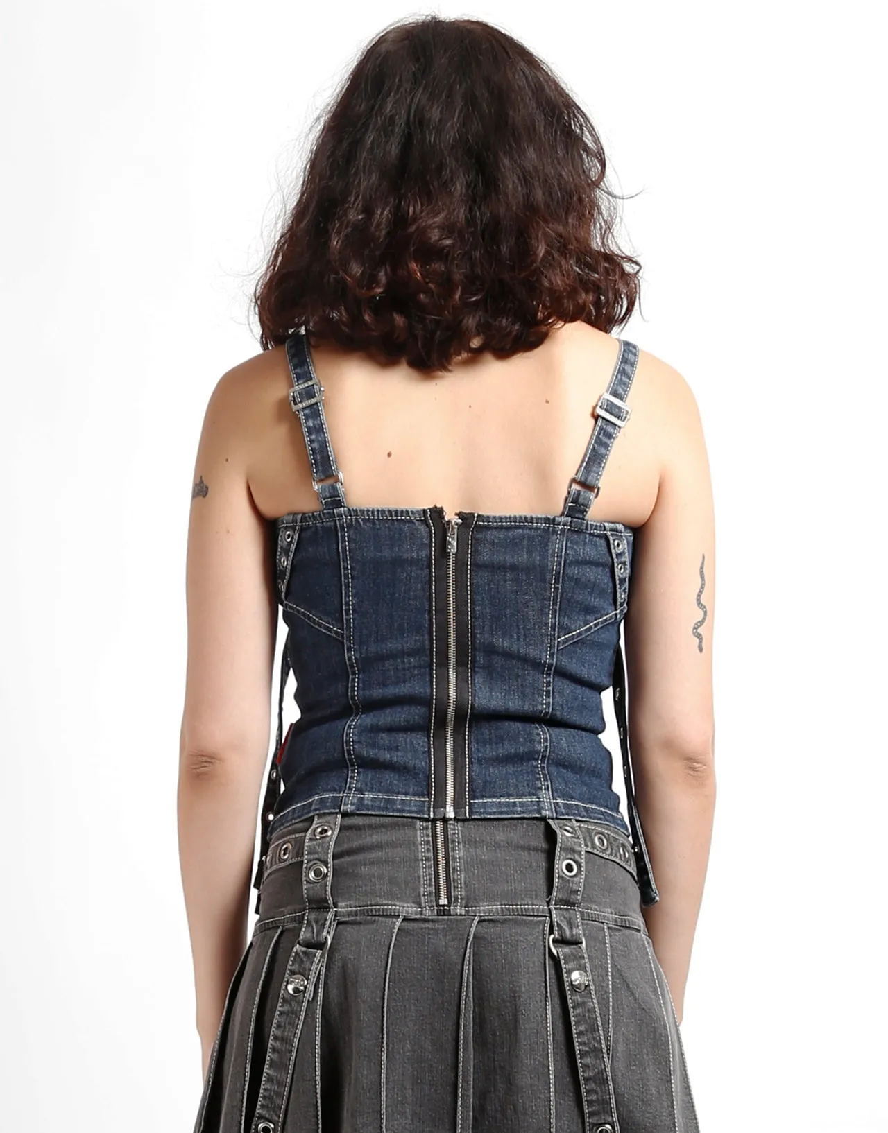 X-DENIM CORSET sold by Tripp nyc product image thumbnail 4
