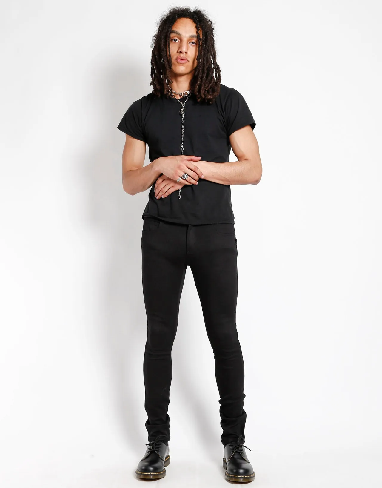 TRASH & VAUDEVILLE BLACK SKINNY JEAN sold by Tripp nyc product image thumbnail 2
