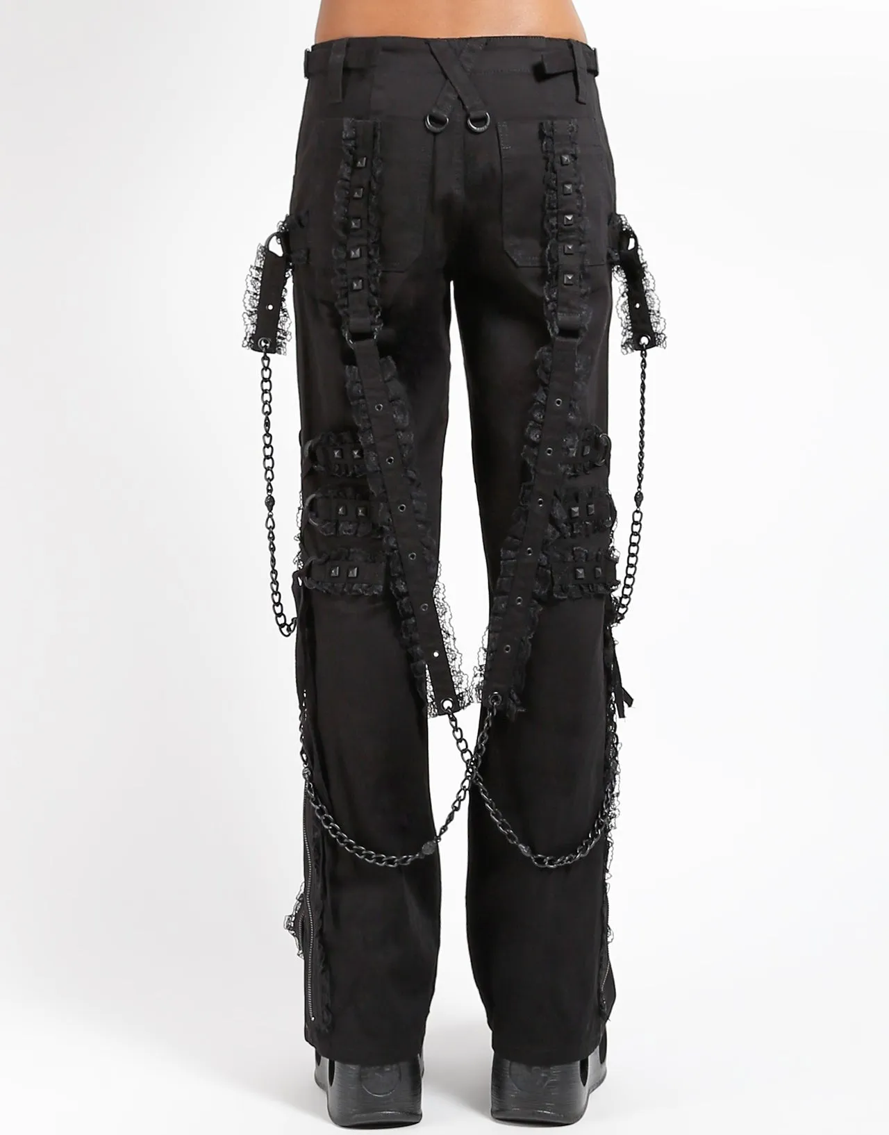 MIDNIGHT DARK STREET CHAIN PANT BLACK sold by Tripp nyc product image thumbnail 4