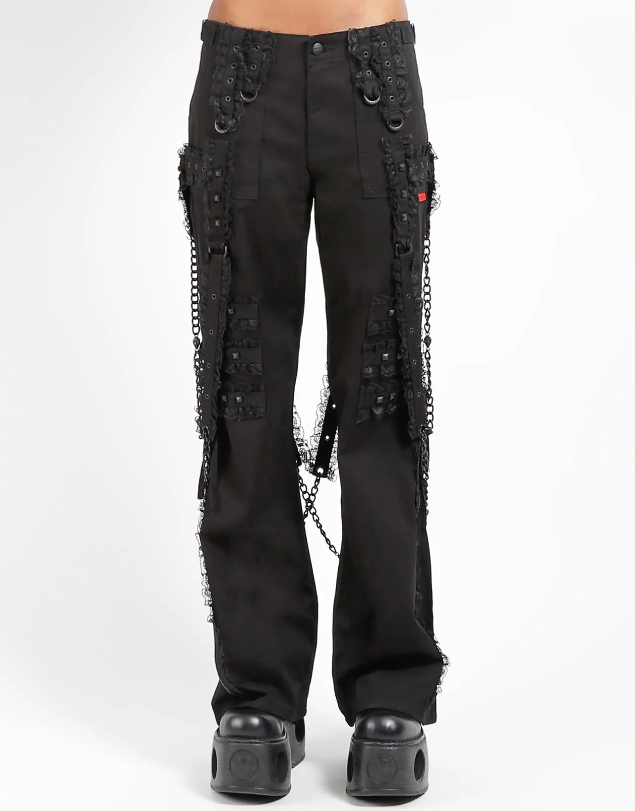 MIDNIGHT DARK STREET CHAIN PANT BLACK sold by Tripp nyc