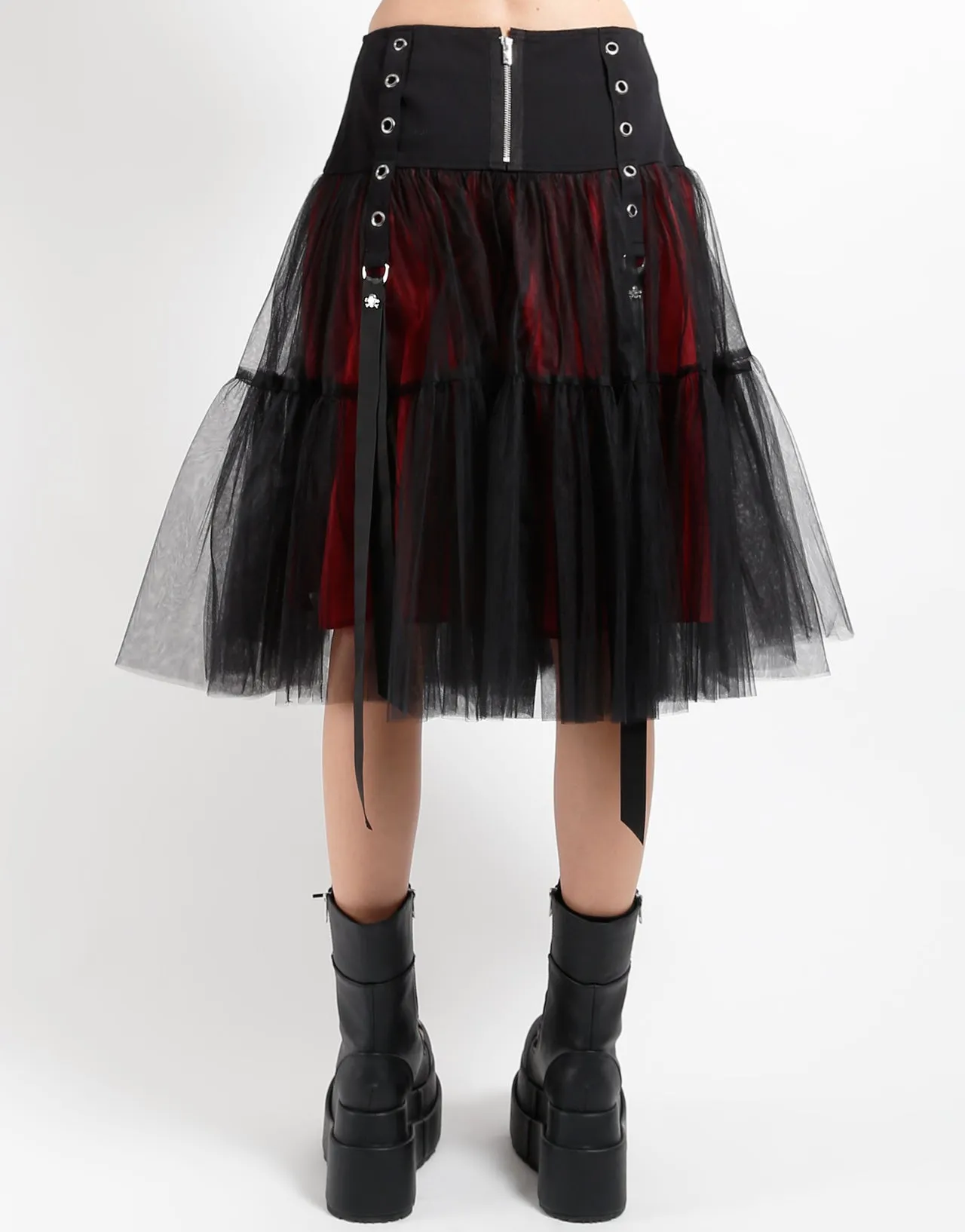 TUTU RIBBON TULLE SKIRT RED sold by Tripp nyc product image thumbnail 4