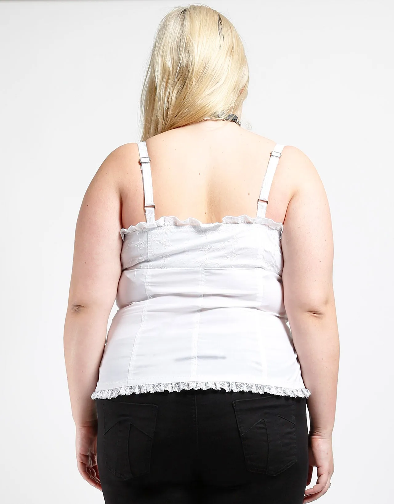 CURVE SKULL EMBROIDERY CORSET sold by Tripp nyc product image thumbnail 4