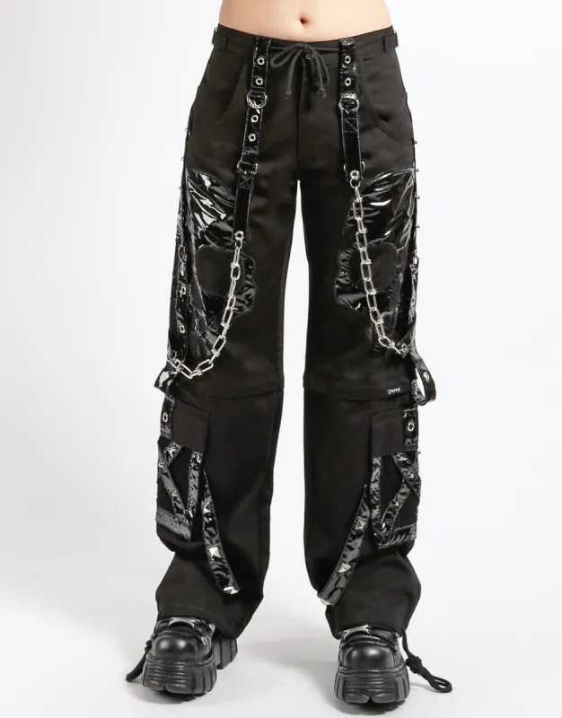 SCARE DARK STREET PANT BLACK PVC SKULL sold by Tripp nyc